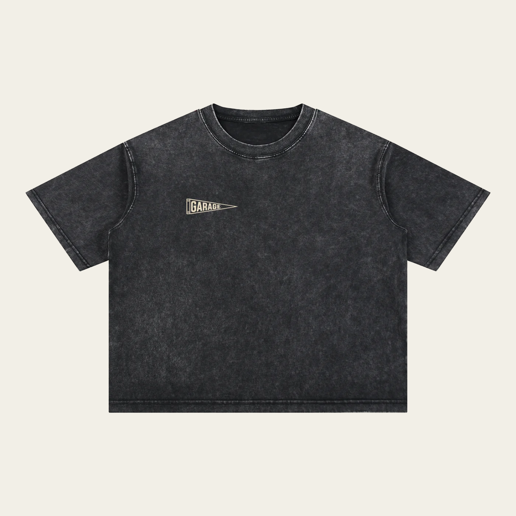 Mineral Wash Boxy Cotton T-Shirt
