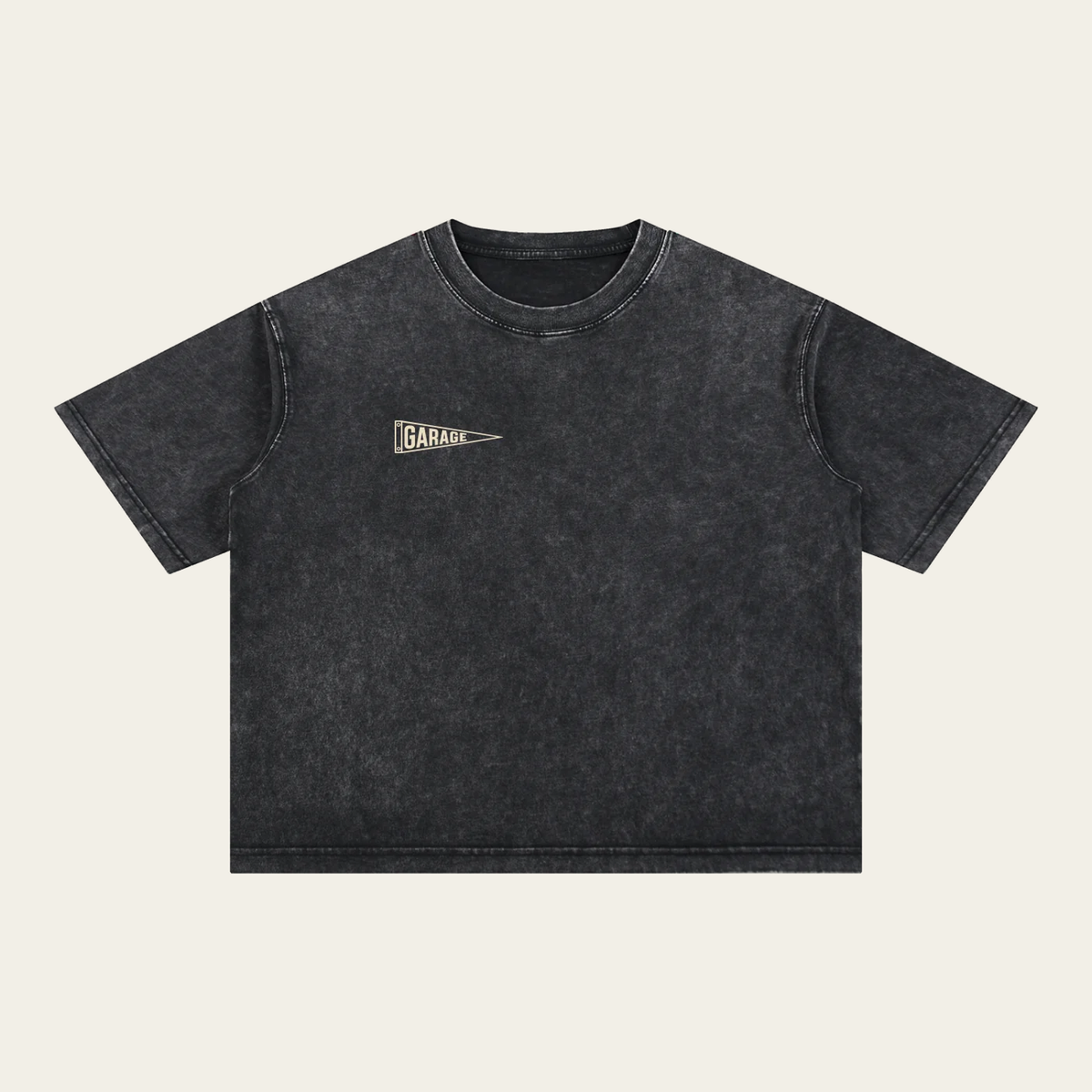 Mineral Wash Boxy Cotton T-Shirt